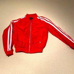 Red Bomber Jacket